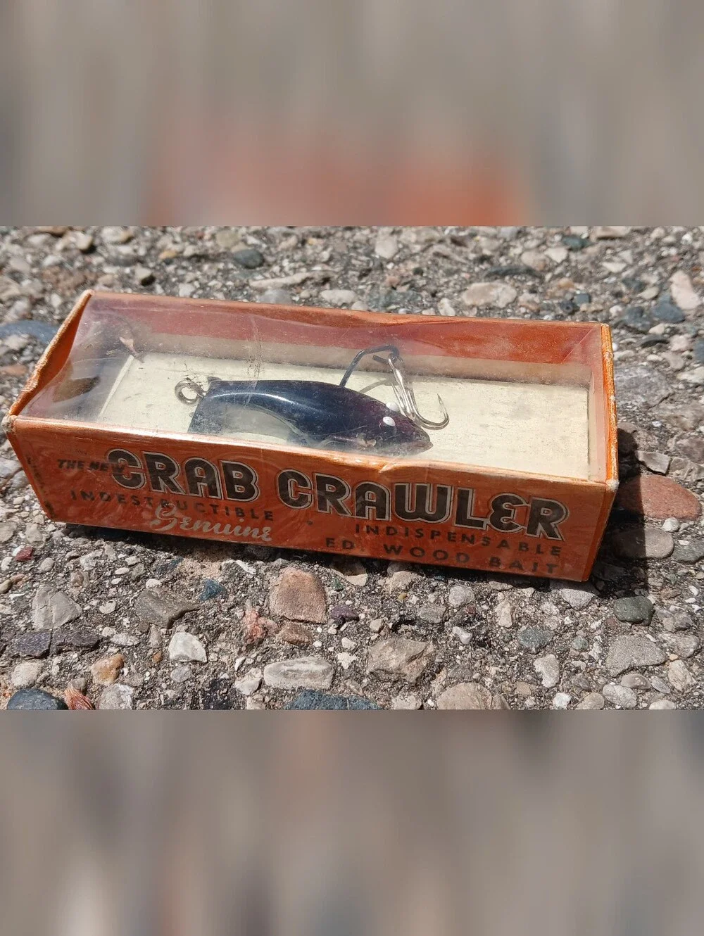 Crab Crawler Vintage Fish Lure - Black